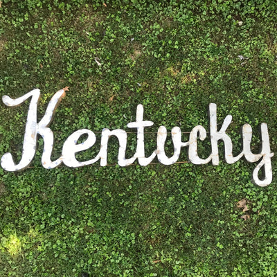 Kentucky Stamped Metal Sign