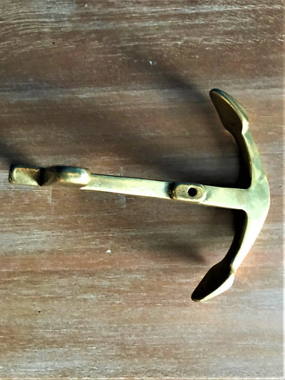 Vintage Solid Brass Anchor