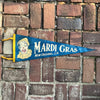 Vintage Mardi Gras Pennant